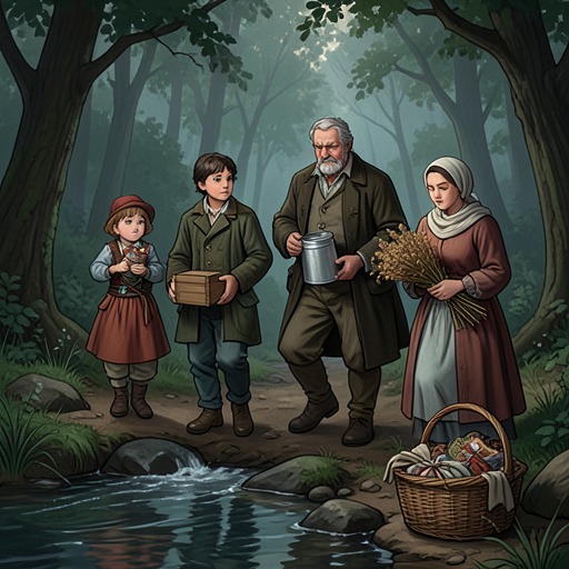The Journey of Gifts from "The Ballad of the Last Dragon". This flow traces how small objects carry memory, affection, cultural history, and chosen responsibility through the expedition.