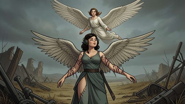 The First Airborne from "Soul Guardian: A Hellishly Cozy Fantasy". Sacrifice from Above Maharet Flameheart’s Service Maharet Flameheart fights in the First Airborne and is injured when a seraph clips her wings.
