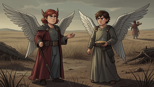 The Heavenly Retreat from "Soul Guardian: A Hellishly Cozy Fantasy". Negotiation at the Ruins A Second Threat Michael and Uriel arrive but hesitate when Bael-Sharoth challenges their certainty and refuses to accept Heaven’s…