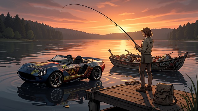 The Camping Bond from "Soul Guardian: A Hellishly Cozy Fantasy". A Last Day of Summer Shared Adventure Bael-Sharoth and Six travel to the lake, survive magical food disasters, build an explosive boat, and fish together.
