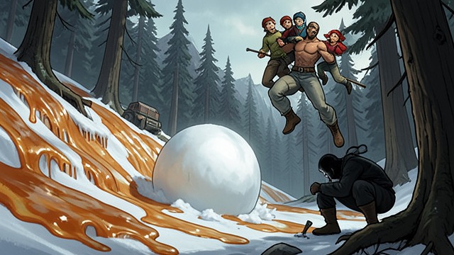 The Artificial Avalanche from "Soul Guardian: A Hellishly Cozy Fantasy". Disaster on the Mountain Magical Attack The Om-Nom-Nomicon triggers caramel, ice cream, and an artificial avalanche, threatening the travelers far from human…