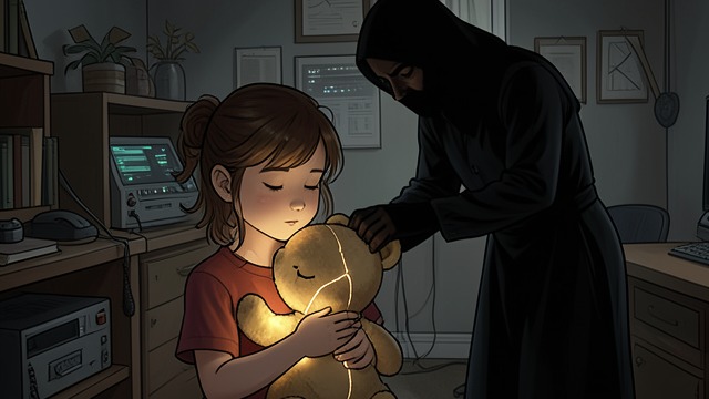 Bael-Sharoth’s Bear from "Soul Guardian: A Hellishly Cozy Fantasy". Insurance in a Backpack Quiet Enchantment Bael-Sharoth buys Yaldaboath and places a protective spell inside the teddy bear backpack.