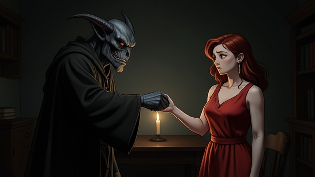The Marriage Performance from "Soul Guardian: A Hellishly Cozy Fantasy". Pretend Spouses A Convenient Lie Bael-Sharoth claims Maharet Flameheart is his wife to simplify human questions.