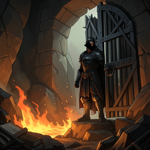Ganon’s Exile from Hell from "Soul Guardian: A Hellishly Cozy Fantasy". This flow follows Ganon-Sharoth’s separation from Hell and renewed connection with Bael-Sharoth.