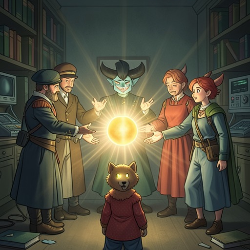 The Protection Network from "Soul Guardian: A Hellishly Cozy Fantasy". This flow follows the expanding circle of beings who choose to protect Six and the household.