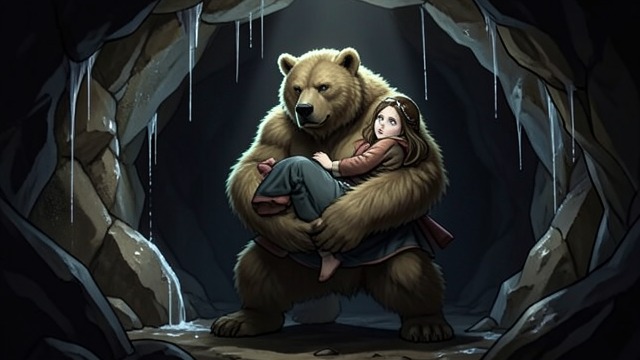 Werebear Rescue from "SCOTTISH ROMANCE: My Sinful Surrender to a Highlander Werewolf (Scottish Werewolf Pregnancy Romance) (Historical Medieval Shape Shifter Paranormal Science Fiction Short Stories)". Werebear Rescue Apparent Abduction A werebear drives off a wolf and carries Abigail to a cave, leaving her uncertain whether she has been rescued or captured.