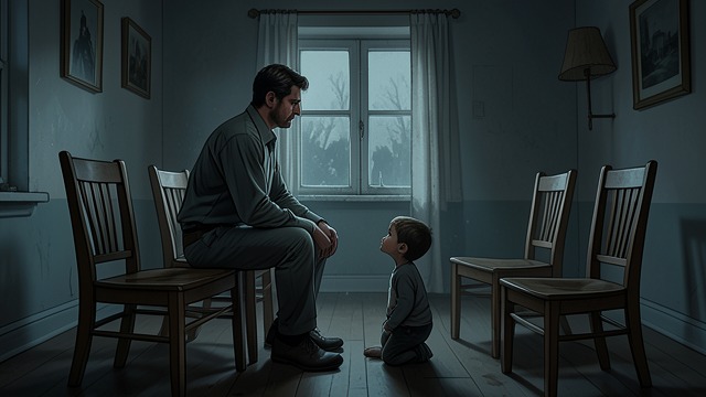 A Father in Retreat from "The Whisper Man". A Father in Retreat Grief and Avoidance Tom Kennedy struggles to maintain the house and care for Jake Kennedy after Rebecca’s death.