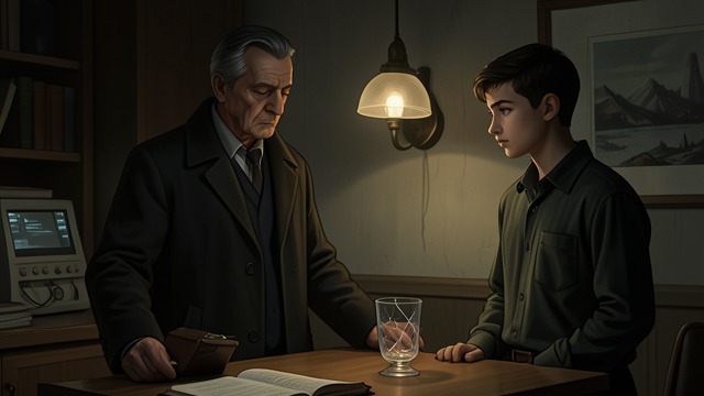 Memory Corrected from "The Whisper Man". Memory Corrected The Disputed Scene Pete tells Tom that Tom was not present when he threw a glass during the final family quarrel.