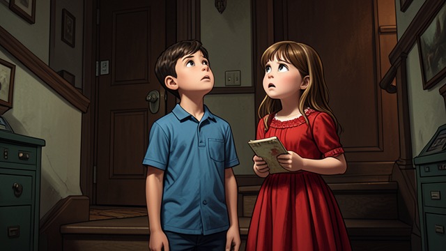 Bravery at the Stairs from "The Whisper Man". Bravery at the Stairs Facing the Nightmare The little girl helps Jake revisit the memory of finding Rebecca’s body.