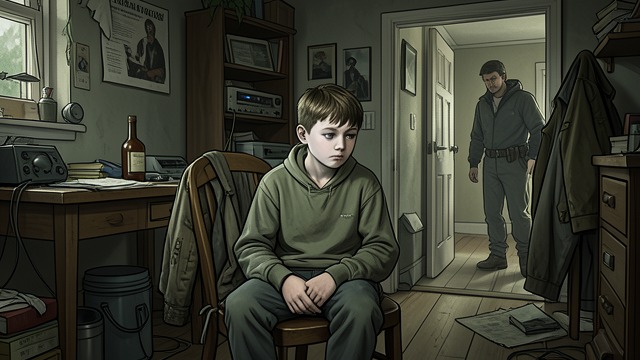 Neil the Neglected Child from "The Whisper Man". Neil the Neglected Child A Difficult Reputation Neil Spencer performs poorly at school and is already developing anger.