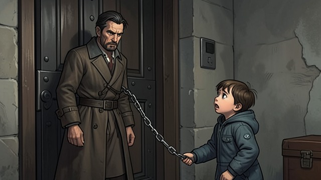 The Locked Door from "The Whisper Man". The Locked Door Reassurance Tom tells Jake that the front door is locked, although it is not.