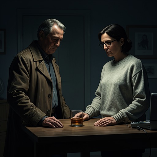 Tom and Karen’s Complicated Bond from "The Whisper Man". This flow traces Tom Kennedy and Karen Shaw’s connection from guarded friendship to mutual reliance under crisis.