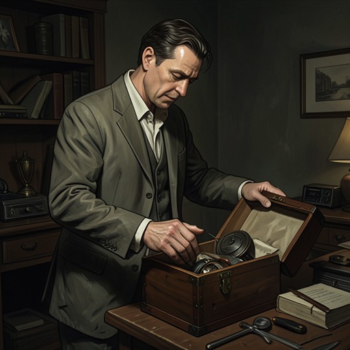 Norman Collins’s Moral Collapse from "The Whisper Man". This flow traces Norman Collins’s movement from macabre collector to convicted murderer exposed by his obsession with the past.