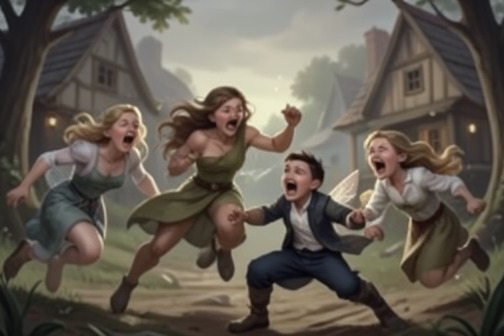 Banshee Attack on the Færy Village from "A Werewolf Thing: A Rejected Mate Werewolf Romance". The Banshee Attack on the Færy Village is a sudden assault that shatters a moment of confidence in the village’s future.