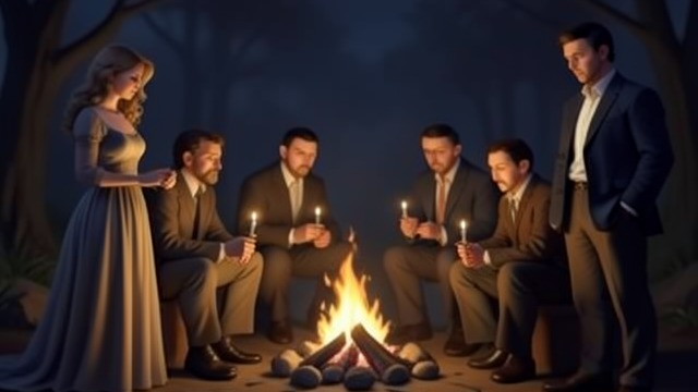 Memorial Farewell from "A Werewolf Thing: A Rejected Mate Werewolf Romance". Memorial Farewell Public mourning MoonRaiders pack gathers outdoors to honor David.