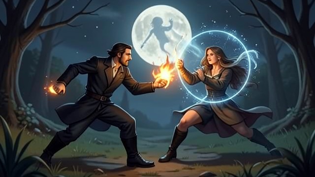 Twin Counterattack from "A Werewolf Thing: A Rejected Mate Werewolf Romance". Twin Counterattack Coordinated rescue Trevor Richards tackles the Banshee while Saphira Richards reaches Sondra.