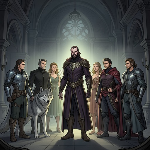 The Coming Coalition from "A Werewolf Thing: A Rejected Mate Werewolf Romance". This flow traces the gradual formation of cooperation among Werewolves, Vampires, Faeries, and individual outsiders before the predicted war.