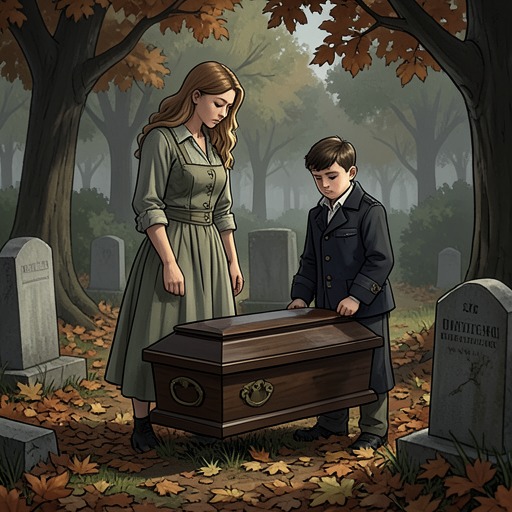 The Father’s Death from "A Werewolf Thing: A Rejected Mate Werewolf Romance". This flow traces how the death of David transforms Saphira Richards and Trevor Richards from protected children into adult leaders.