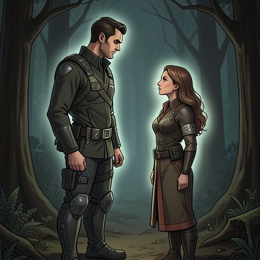 Simon and Amanda’s Love from "A Werewolf Thing: A Rejected Mate Werewolf Romance". This flow traces Simon List and Amanda from enemies divided by species into a relationship secured through sacrifice and mutual confession.
