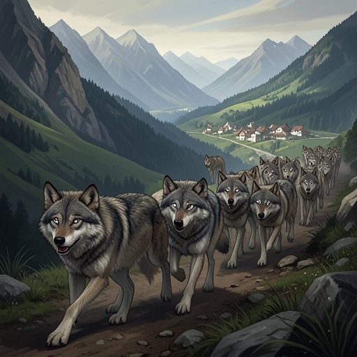 The Ravenous Pack Conflict from "A Werewolf Thing: A Rejected Mate Werewolf Romance". This flow traces the external threat from the Ravenous pack’s invasion to the costly defense of MoonRaiders pack.