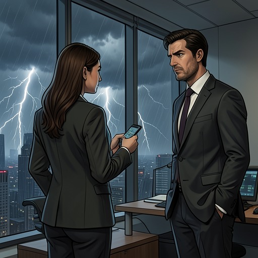 Aparna’s Courage Under Threat from "CEO's Unexpected Love: A sweet office romance with a guaranteed HEA". This flow traces Aparna Mahadevan’s movement from emotional vulnerability to decisive action when her own life and the Goyal Group are endangered.