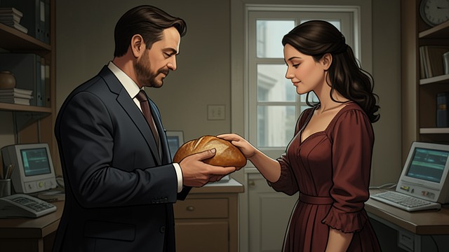 The Brioche Consolation from "My Hot Secret: Geheimes Baby mit dem CEO Milliardär - Enemies to Lovers (German Edition)". Bread as Welcome Gift Gabriel offers Ava fresh Brioche after her disastrous morning.