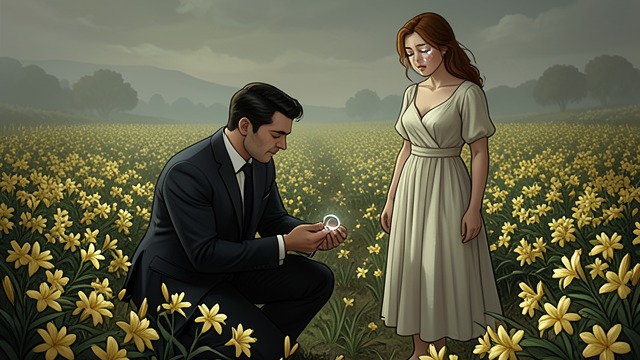 Jasmine Field Proposal from "The Wife He Threw Away: A Billionaire Secret Baby, Marriage-in-Crisis, Second-Chance Grovel Romance". A Promise in Jasmine The Field Sebastian Vale proposes in the Grasse Jasmine Fields, presenting devotion as a vow of lifelong humility.