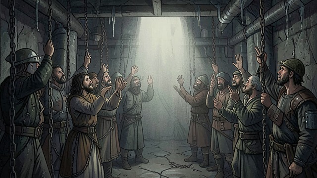 The Prison Cry from "Don't Leave God Alone: How to Get God's Attention, Remain in His Presence, and Even Change His Mind to Make a Difference in Your World". The Prison Cry The book describes people trapped in dark cells of defeat, sin, oppression, and torment who finally cry out to God.