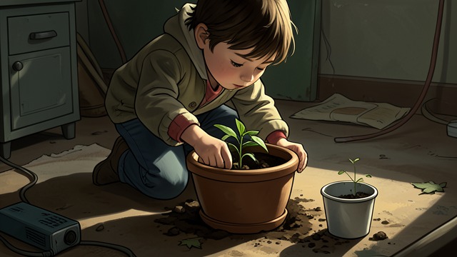 The Classroom Cup from "Don't Leave God Alone: How to Get God's Attention, Remain in His Presence, and Even Change His Mind to Make a Difference in Your World". The Classroom Cup Hank remembers digging into his planted cup to see whether anything was happening, only to prevent the plant from growing.