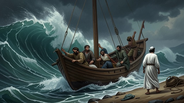 The Second Storm from "Don't Leave God Alone: How to Get God's Attention, Remain in His Presence, and Even Change His Mind to Make a Difference in Your World". The Second Storm Jesus Christ sends the disciples across the water while He withdraws to pray, leaving them to face violent wind.