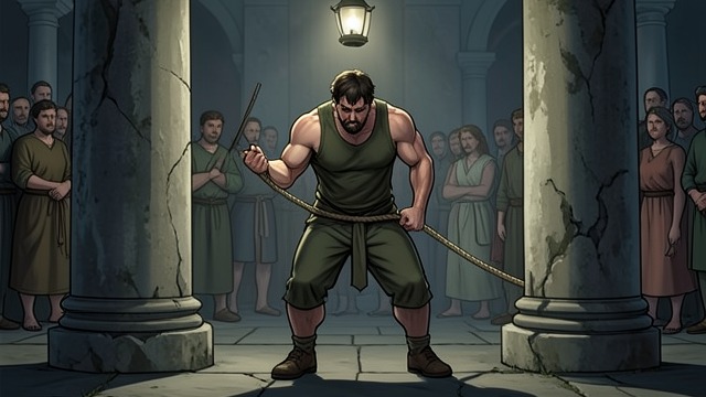 Samson’s Final Return from "Don't Leave God Alone: How to Get God's Attention, Remain in His Presence, and Even Change His Mind to Make a Difference in Your World". Samson’s Final Return Samson loses strength, sight, and freedom after a long progression of compromise, yet he refuses to end his story in defeat.