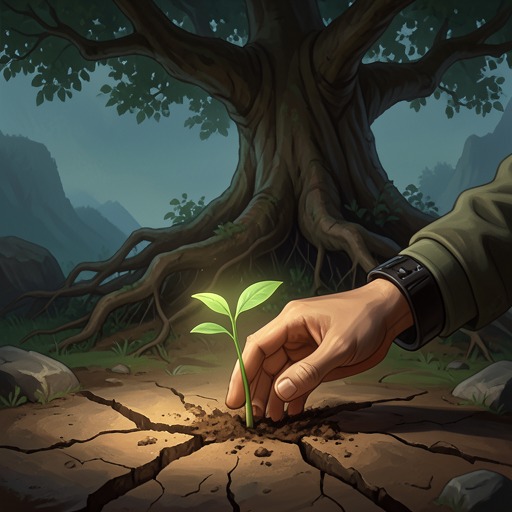 The Theology of Seeds from "Don't Leave God Alone: How to Get God's Attention, Remain in His Presence, and Even Change His Mind to Make a Difference in Your World". This flow traces the book’s use of seed imagery to explain spiritual growth, financial stewardship, repentance, and harvest.