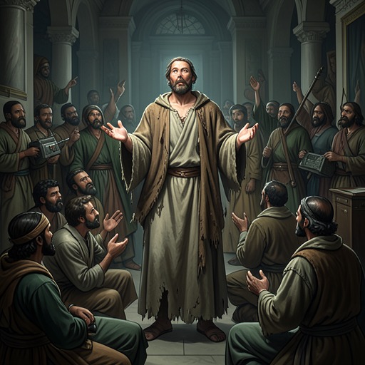 Bartimaeus’s New Identity from "Don't Leave God Alone: How to Get God's Attention, Remain in His Presence, and Even Change His Mind to Make a Difference in Your World". This flow traces Bartimaeus from social invisibility and blindness into active discipleship, worship, and testimony.