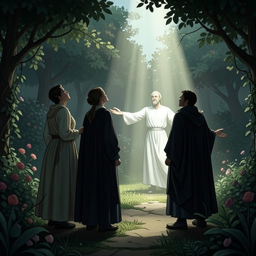 The Adam and Eve Separation from "Don't Leave God Alone: How to Get God's Attention, Remain in His Presence, and Even Change His Mind to Make a Difference in Your World". This flow traces humanity’s movement from intended companionship with God into hiding, shame, and restored access through Jesus Christ.