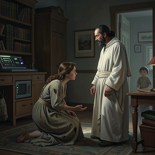 Jesus and the Syrophoenician Woman from "Don't Leave God Alone: How to Get God's Attention, Remain in His Presence, and Even Change His Mind to Make a Difference in Your World". This flow traces a mother’s persistence through apparent exclusion until her daughter receives deliverance.