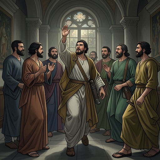 The Jesus and Disciples Bond from "Don't Leave God Alone: How to Get God's Attention, Remain in His Presence, and Even Change His Mind to Make a Difference in Your World". This flow traces how Jesus Christ teaches disciples to move from passive spectatorship into prayer, authority, and mature action.