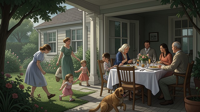 A Living Estate from "The Girl he Never Noticed". A Living Estate After the wedding, Yewarra supports gardens, business conducted from home, children’s play, animals, and family celebrations.