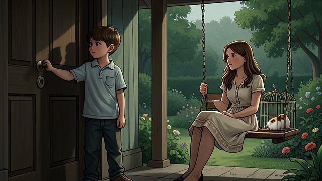 The Restored Pair from "The Girl he Never Noticed". The Restored Pair When Liz returns, Archie first seeks reassurance that she will not take Scout away again.