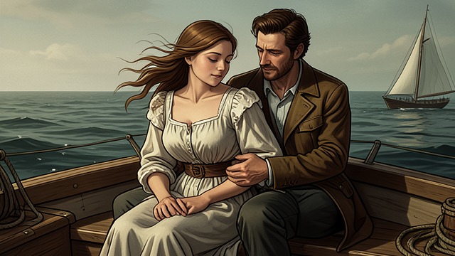 The Boat Union from "The Girl he Never Noticed". The Boat Union After Liz’s nightmare, Cameron comforts her aboard Leilani.