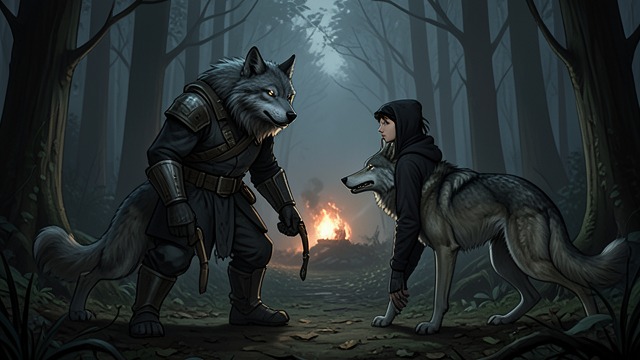 First Lesson from "I'm the Werewolf in my Class". First Lesson Crisis Instruction Ethan orders Sebastian Wolfe to stay close and watch as the pack shifts to confront danger.