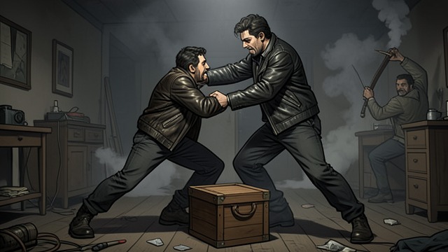 Climactic Defeat from "I'm the Werewolf in my Class". Climactic Defeat Pack Combat Ethan and the pack engage the rogues while one attacker reaches for the wooden box.