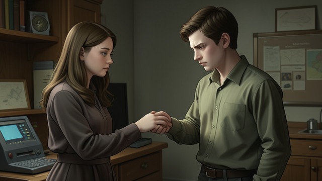 Concerned Friend from "I'm the Werewolf in my Class". Concerned Friend Observant Care Mia notices Sebastian Wolfe’s pallor and unstable behavior. She offers help without forcing an explanation.