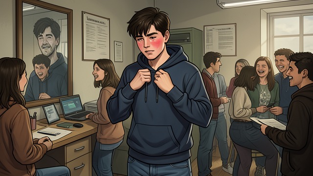 Birthday Embarrassment from "I'm the Werewolf in my Class". Birthday Embarrassment Teenage Concerns Sebastian Wolfe worries about facial hair, lateness, and a possible crush on Mia.