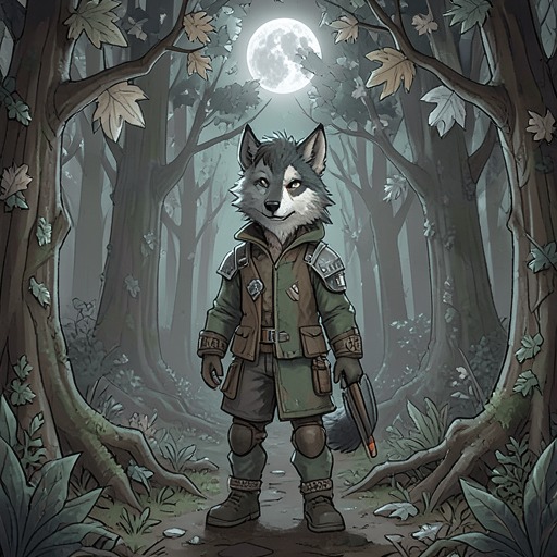 Power and Identity from "I'm the Werewolf in my Class". This flow follows the story’s interpretation of Werewolf nature as something to integrate rather than suppress.