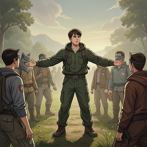 Ethan’s Leadership from "I'm the Werewolf in my Class". This flow traces Ethan’s development from confident pack alpha to responsible leader who recognizes Sebastian Wolfe’s unprecedented potential.