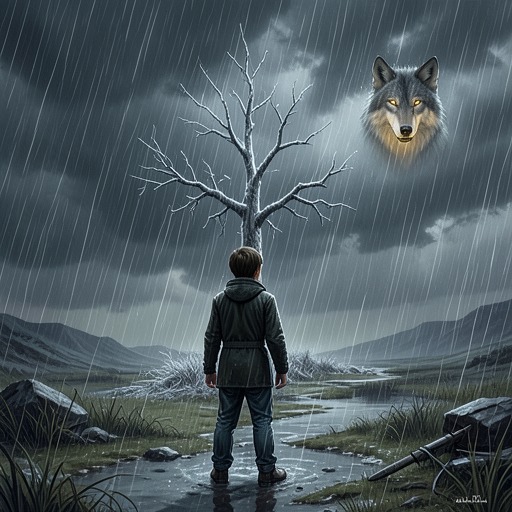 Sebastian’s Moral Choice from "I'm the Werewolf in my Class". This flow tracks Sebastian Wolfe’s changing response to danger, from self-protection to deliberate sacrifice.