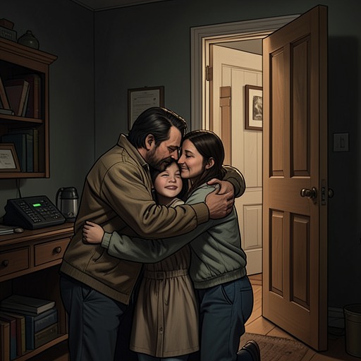 Family Love from "I'm the Werewolf in my Class". This flow traces the Wolfe family’s movement from fearful concealment to emotional support.