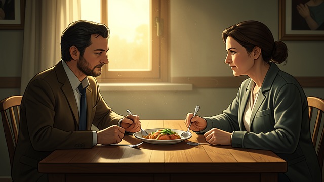 Dinner at the Ranch from "Lost and Found". Dinner at the Ranch An invitation accepted Joshua offers Eve dinner and a guest room rather than making her face a long drive back late in the day.