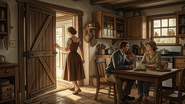 A Night of Hospitality from "Lost and Found". A Night of Hospitality A cautious yes Eve follows Joshua to his ranch and accepts dinner and a guest room.