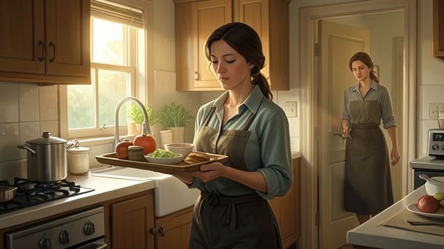 Domestic Ease from "Lost and Found". Domestic Ease An unexpected kindness Bethany wakes to find Ransom making a full breakfast in the kitchen.